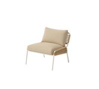 KIBONCY Moderno Juego De Salón Al Aire Libre con Marco De Aluminio, Tablero De Madera Y Sofá Acolchado Transpirable For Patio, Jardín, Cafetería, Bistró, Balcón, Terraza, Colección De Muebles(D)