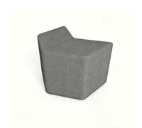 KIBONCY Modular Geometric Fabric Sofa Block, Lobby Combination Rhombus Triangle Ottoman Seat for Office Reception(A)