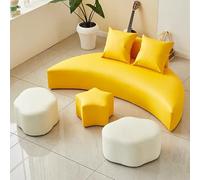 KIBONCY Modular Kids Play Couch, for Toddler for Playroom Bedroom(White)