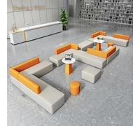 KIBONCY Modular Reception Sofa Set,Reception Office Sofa, For Relaxed Settings,for Office Waiting Area & Client Lounge(I)