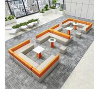 KIBONCY Modular Reception Sofa Set,Reception Office Sofa, For Relaxed Settings,for Office Waiting Area & Client Lounge(J)