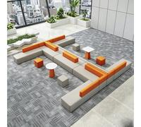 KIBONCY Modular Reception Sofa Set,Reception Office Sofa, For Relaxed Settings,for Office Waiting Area & Client Lounge(G)