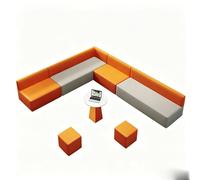 KIBONCY Modular Reception Sofa Set,Reception Office Sofa, For Relaxed Settings,for Office Waiting Area & Client Lounge(C)