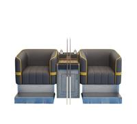 KIBONCY Multifunctional Billiard Viewing Chair, Billiard Hall Sofa, Room Lounge Area Light Luxury Sofa(9)