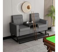 KIBONCY Multifunctional Billiard Viewing Chair Sofa,Billiards,Hall Table and While Heavy-Duty Upholstered Game Room Seating for Pool(2)