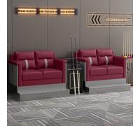 KIBONCY Multifunctional Billiard Viewing Chair Sofa, Club Spectator with Cup Holder Storage, Heavy-Duty Upholstered Game Room Seating for Pool Hall(9)