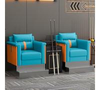 KIBONCY Multifunctional Billiard Viewing Chair Sofa, Club Spectator with Cup Holder Storage, Heavy-Duty Upholstered Game Room Seating for Pool Hall(2)