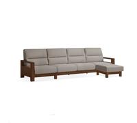 KIBONCY Natural Cedar Wood Sofa Couch, Solid Upholstered, 3 Seater,for Bedroom, Home Office(10)