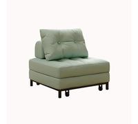 KIBONCY out Bed Couch with Mattress Made of Carbon Steel Frame Chair Sleeper for Adults Futon Sofa Portable Fold Comfy for Living Room(D,90x95x80cm)