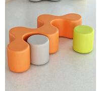 KIBONCY Paquete De Asientos De Espuma Modular Colorido, Juego De Asientos En Forma De Flor Suave, Disposición De Sofá Irregular Y Distintiva, for El Dormitorio De La Sala De Estar(A)