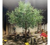 KIBONCY Plantas Artificiales olivos Artificiales Planta Verde de Oliva Falsa para la Oficina de oficinas de Uso Interior y Exterior 2.5mx2m
