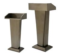 KIBONCY Podio de Metal con Estante de Almacenamiento, Atril for Restaurante, Atril for conferencias(K)