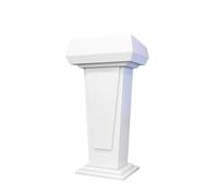 KIBONCY Podios de capacitación, Plataformas, podios de Madera Maciza, mostradores de recepción de Alta Gama, adecuados para hoteles, centros de conferencias y Salas administrativas.(A)