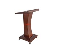 KIBONCY Podios de capacitación, Plataformas, podios de Madera Maciza, mostradores de recepción de Alta Gama, adecuados para hoteles, centros de conferencias y Salas administrativas.(B)