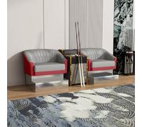 KIBONCY Premium Billiard Chair with Side Table, Billiards Seating Set, with Wooden Coffee(5)