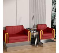 KIBONCY Premium Billiard Chair with Side Table, PU Leather Pool Game Room Seating,Billiards Ball-Watching for Hall and Sofa(6)