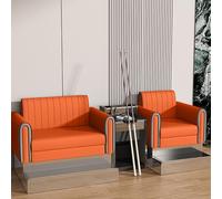 KIBONCY Premium Billiard Chair with Side Table, PU Leather Pool Game Room Seating,Billiards Ball-Watching for Hall and Sofa(5)