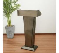 KIBONCY Púlpito for conferencias, discursos de Boda, podio de Estilo rústico for presentaciones en Atril, Iglesias y aulas.(H)