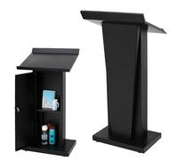 KIBONCY Púlpito for conferencias, discursos de Boda, podio de Estilo rústico for presentaciones en Atril, Iglesias y aulas.(J)