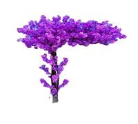 KIBONCY Purple Arch Canopy Artificial Cherry Blossom Tree, Faux Sakura, Free Standing Fake Silk Flower for Wedding Backdrop Indoor Outdoor Home(6mx5m)