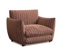 KIBONCY Reclining Single Sofa Chair - Living Room & Balcony Lounger - French Vintage-Retro Style Chair(A)