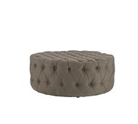 KIBONCY Reposapiés Redondo otomano Acolchado for sofá de Sala Estar, Funda Esponja Suave for cojín, reposapiés Moderno for el hogar y la(C,100x40cm)