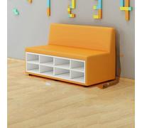 KIBONCY Respaldo Zapatero sofá Museo de Ciencias Sala de Actividades for el área de Descanso del jardín de Infancia for Padres e instituciones de formación Infantil Aula de Baile(120x60x72cm)