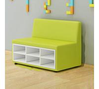 KIBONCY Respaldo Zapatero sofá Museo de Ciencias Sala de Actividades for el área de Descanso del jardín de Infancia for Padres e instituciones de formación Infantil Aula de Baile(100x60x72cm)