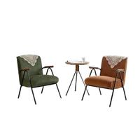 KIBONCY Retro 2-Seater Loveseat & Single Chair Set, Vintage Living Room Furniture, Lace-Detail Upholstered for Apartment(B)