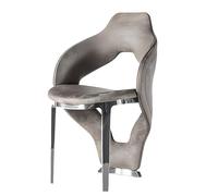 KIBONCY Silla de Acento, sillas Modernas de Mediados del Siglo, sillón cómodo para el Ocio, para el Estudio de la Oficina, Dormitorio de vanidad A