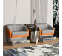 KIBONCY Silla de Billar for espectadores, Conjunto Asientos Primera Calidad, sofá Cama Plegable Multifuncional con portavasos, sillón Premium for Club, Doble Uso(4)