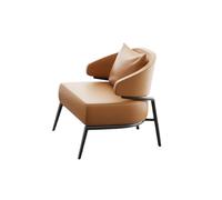 KIBONCY Silla De Oficina Italiana Moderna: Sillón Ergonómico Individual For Recepción, Salón, Reunión De Negocios con Juego De Mesa De Lujo Rock(Chair,B)