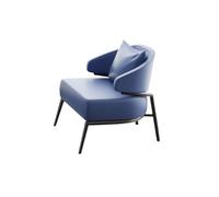 KIBONCY Silla De Oficina Italiana Moderna: Sillón Ergonómico Individual For Recepción, Salón, Reunión De Negocios con Juego De Mesa De Lujo Rock(Chair,C)