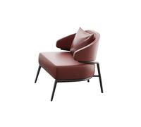 KIBONCY Silla De Oficina Italiana Moderna: Sillón Ergonómico Individual For Recepción, Salón, Reunión De Negocios con Juego De Mesa De Lujo Rock(Chair,E)