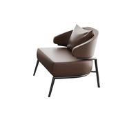 KIBONCY Silla De Oficina Italiana Moderna: Sillón Ergonómico Individual For Recepción, Salón, Reunión De Negocios con Juego De Mesa De Lujo Rock(Chair,D)