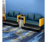 KIBONCY Silla for espectadores de Sala de Billar Comercial, cómodo cojín de Resorte, sofá for Ver Billar con reposapiés(C,2)