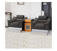KIBONCY Sillón De Billar For Uso Comercial, Sofá De Asientos Profundos con Tela De Cuero De Primera Calidad, Soporte Ergonómico Y Reposapiés De Metal, For Relajación En Clubes(C)