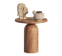 KIBONCY Sillón de Madera Maciza Estilo WABI Sabi for apartamento pequeño, Sala de Estar, sillón de Ocio, Estilo nórdico, Estilo Retro, de ratán.(A2)