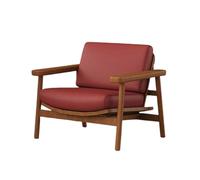 KIBONCY Sillón Estético De Madera Maciza De La Dinastía Song con Tablero De Pizarra Negra, Estilo De Mediados De Siglo For Tea House Café Hotel, Estructura De Fresno Y Base(I)