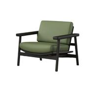 KIBONCY Sillón Estético De Madera Maciza De La Dinastía Song con Tablero De Pizarra Negra, Estilo De Mediados De Siglo For Tea House Café Hotel, Estructura De Fresno Y Base(J)