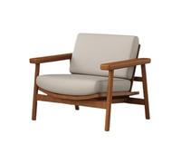 KIBONCY Sillón Estético De Madera Maciza De La Dinastía Song con Tablero De Pizarra Negra, Estilo De Mediados De Siglo For Tea House Café Hotel, Estructura De Fresno Y Base(E)