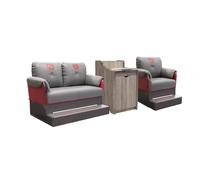 KIBONCY Sillón for Ver Sala de Billar, Juego de sofás de Entretenimiento for salón Comercial, cómodo sofá tapizado de Cuero con reposapiés de Metal(D)