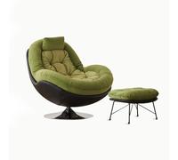 KIBONCY Sillón Giratorio Individual, Nuevo sillón reclinable Color Crema, Ideal for el hogar y Ocio de Adultos. Se Puede reclinar o Usar for Dormir(F)