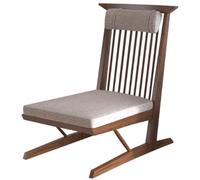 KIBONCY Sillón Individual de Estilo Retro con Respaldo Alto, sillón de Ocio Retro for el balcón de un Hotel Familiar, sillón isleño de Madera Maciza.(A1)