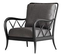 KIBONCY Sillón Individual Retro Americano, sillón de Descanso for salón o balcón, sofá de Madera Maciza, Ligero, Moderno y Sencillo(A2)