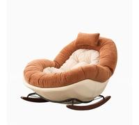 KIBONCY Sillón mecedor, sillón reclinable for Adultos, Lujoso for el hogar, balcón o Sala de Estar, Ideal for Descanso. Individual Lujo for la(7)