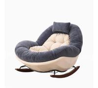 KIBONCY Sillón mecedor, sillón reclinable for Adultos, Lujoso for el hogar, balcón o Sala de Estar, Ideal for Descanso. Individual Lujo for la(6)