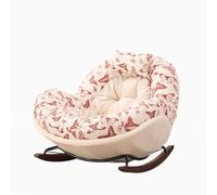 KIBONCY Sillón mecedor, sillón reclinable for Adultos, Lujoso for el hogar, balcón o Sala de Estar, Ideal for Descanso. Individual Lujo for la(9)