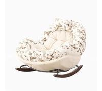 KIBONCY Sillón mecedor, sillón reclinable for Adultos, Lujoso for el hogar, balcón o Sala de Estar, Ideal for Descanso. Individual Lujo for la(8)