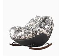 KIBONCY Sillón mecedor, sillón reclinable for Adultos, Lujoso for el hogar, balcón o Sala de Estar, Ideal for Descanso. Individual Lujo for la(10)